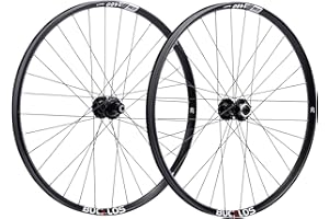 BUCKLOS 27.5/29 inch Thru Axle Boost MTB Wheelset, Front 15 * 110mm Rear 12 * 148mm Disc Brake Mountain Bike Wheel, AL6061 32H 1.9/2.5 Double Wall Clincher Dual, Fit 8 9 10 11 Speed Cassette XC AM DH…