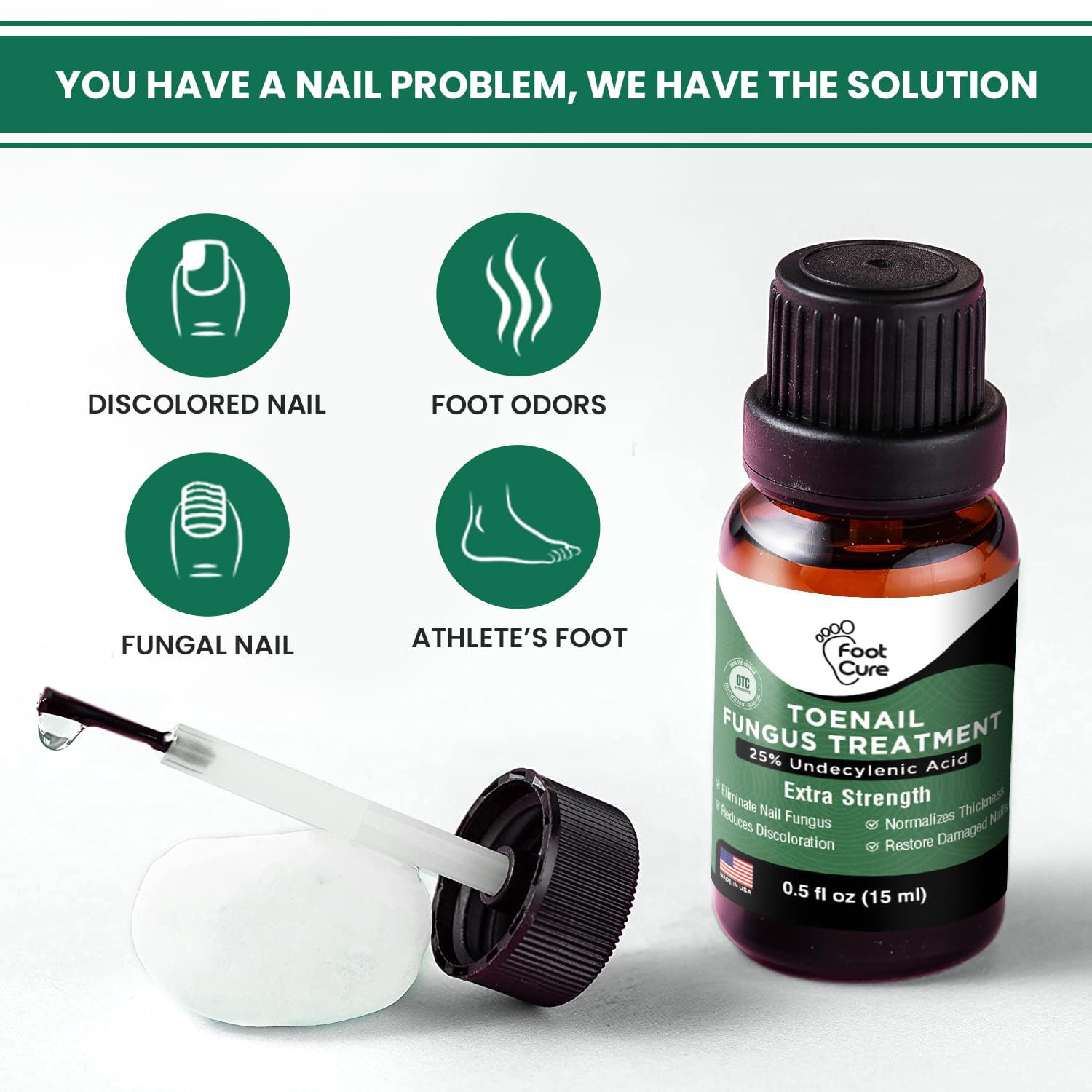 Toenail Fungus Treatment Extra Strength - Best nail fungus treatment for fingernails, nail repair, toenail softener, yellow toenail treatment, ingrown nails and foot fungus treatment extra strength