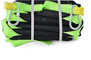 BZ&BX Fire Escape Ladder,32.8 Feet Emergency Rope Ladder Flame Resistant,Safety Balcony Fire with Hooks,Fast to Deploy Portable and Reusable 3 Story,Weight Capacity up to 2000 Pounds