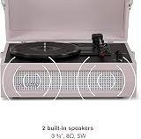 Crosley Voyager Portable Turntable Amethyst 3-Speed Bluetooth Suitcase Vinyl view 7