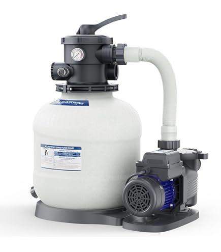 【sand 2 water】 Amazon.com : AQUASTRONG Sand Filter Pump for Above Ground