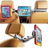 LISEN for iPad Tablet Holder for Car [3 in 1] Car Accessories iPad Holder Mount Back Seat for Car Headrest Video Kids Long Ro