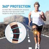 AVIDDA Knee Support Brace 2 Pack - Compression Knee Sleeves for Pain view 2