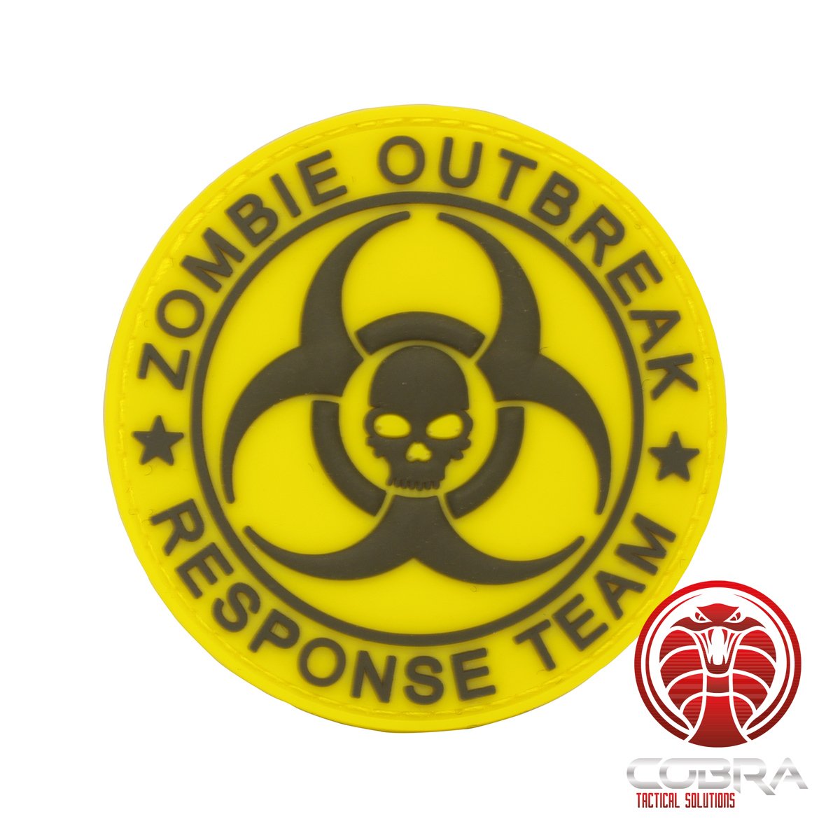 Cobra Tactical Solutions Zombie Outbreak Response Team PVC Patch Yellow with velcro Airsoft