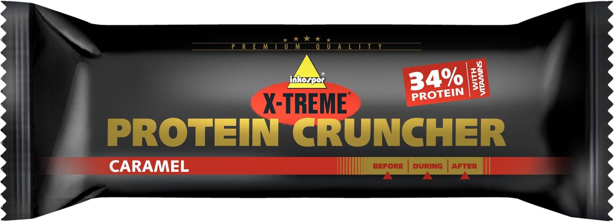 Inko X-Treme Cruncher Caramel High Protein, 30 x 65 g, Pack of 1 x 2 Kg)