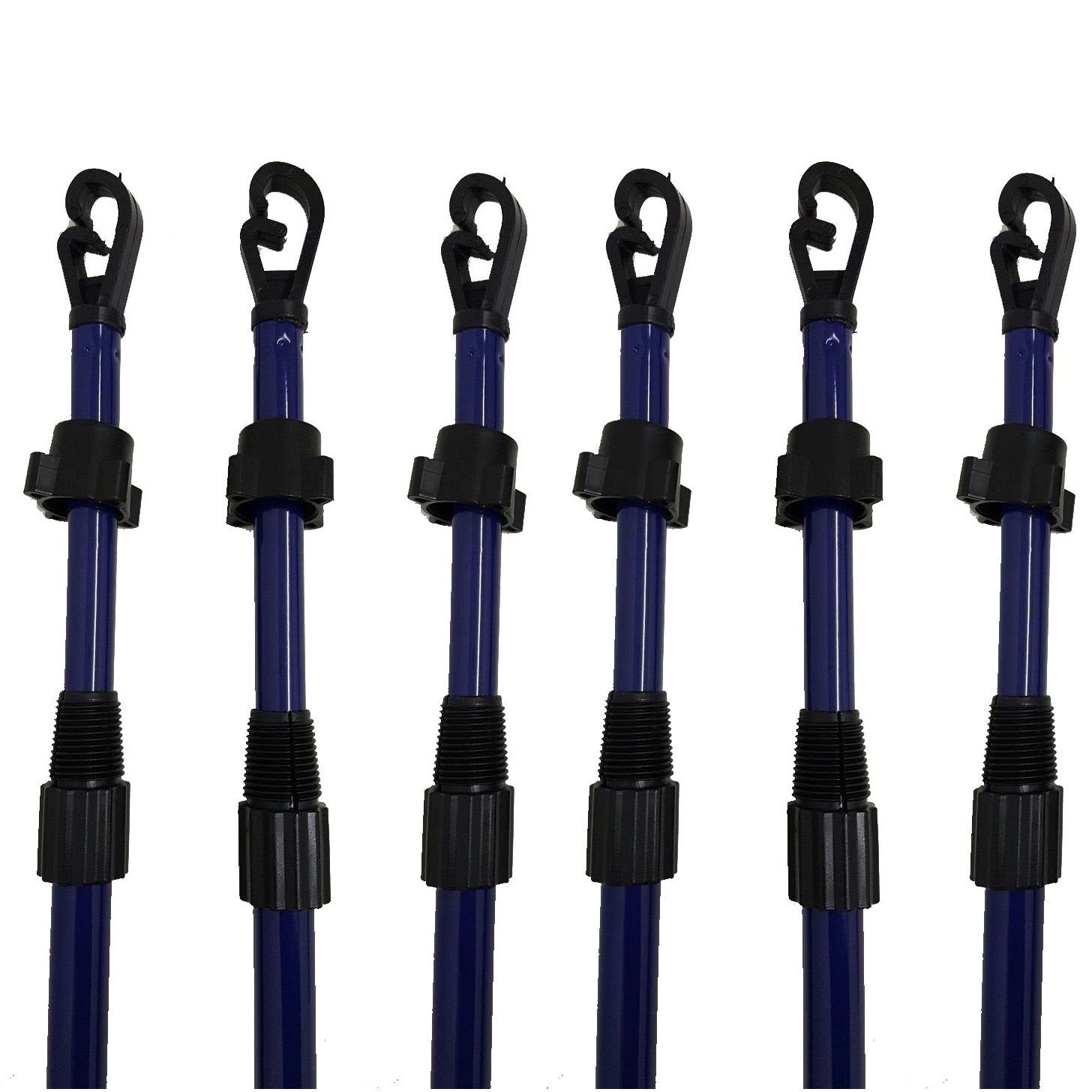 KINGFISHER 2.4M Metal Heavy Duty Washing Line Prop Telescopic Home