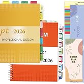 Upgraded Index Tabs for CPT 2026 &amp; ICD-10-CM 2026-AAPC Version, Complete Book Tabs, Laminated, Color-Coded &amp; Long-Last, with Page Numbers and Alignment Guide (Book not Included)