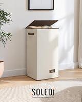SOLEDI 70L Slim Laundry Basket with Lid Collapsible Hamper Removable Bag view 9