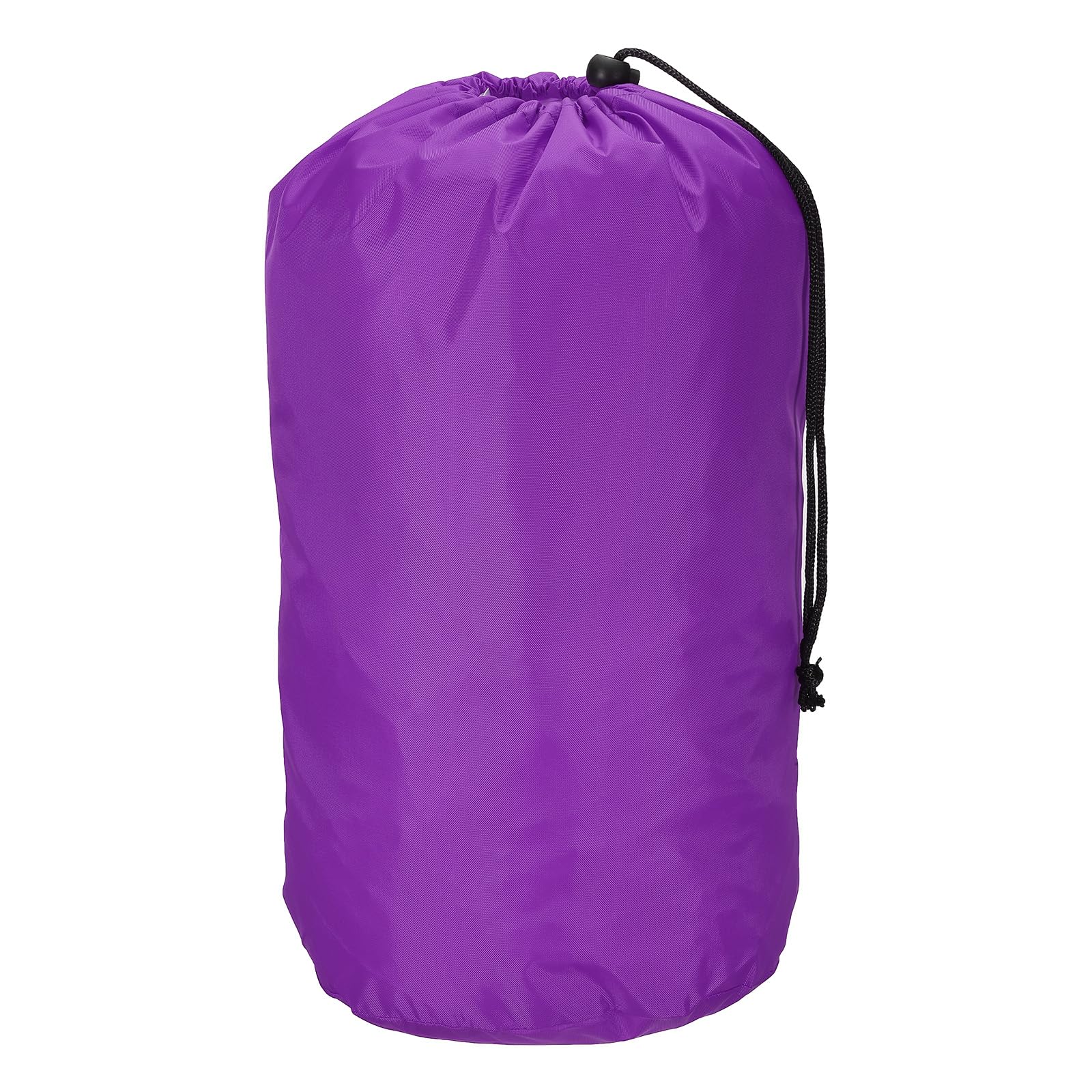 PATIKIL Stuff Sack, 9 x 16 Inch Waterproof Outdoor Storage Sack Portable Drawstring Dust Flap Bag for Camping, Purple