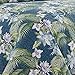 Tommy Bahama - Queen Quilt Set, Reversible Cotton Bedding with Matching Shams, Breathable Bedding Set for All Seasons (Southern Breeze Dark Blue, Queen)