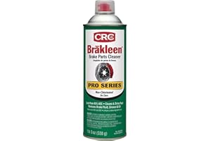 CRC Brakleen 1003697 Brake Cleaner Spray BPC Pro Series Non-Chlorinated Low VOC, 19 oz, [1 Pack]