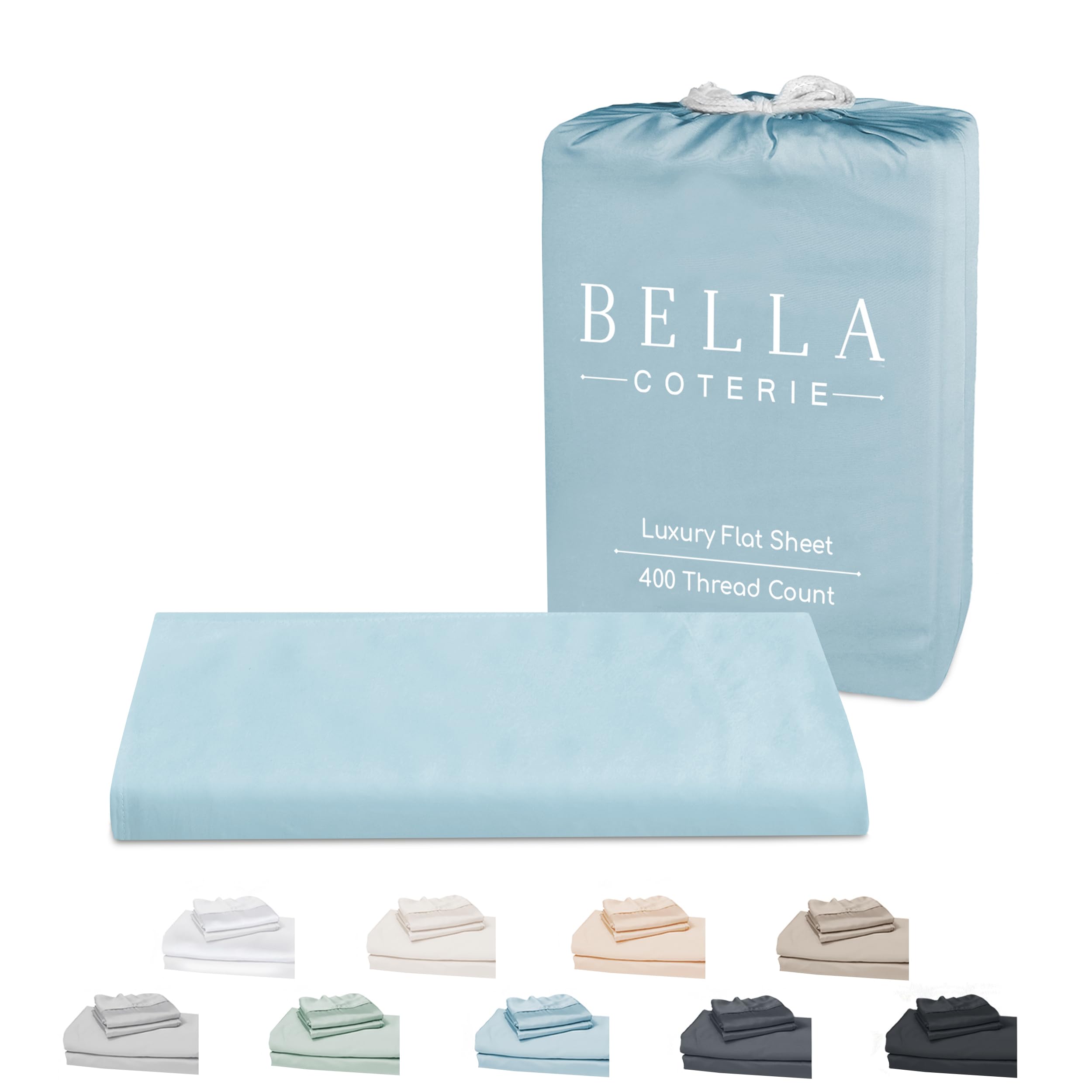 Bella Coterie Luxury Bamboo Viscose Queen Size Flat