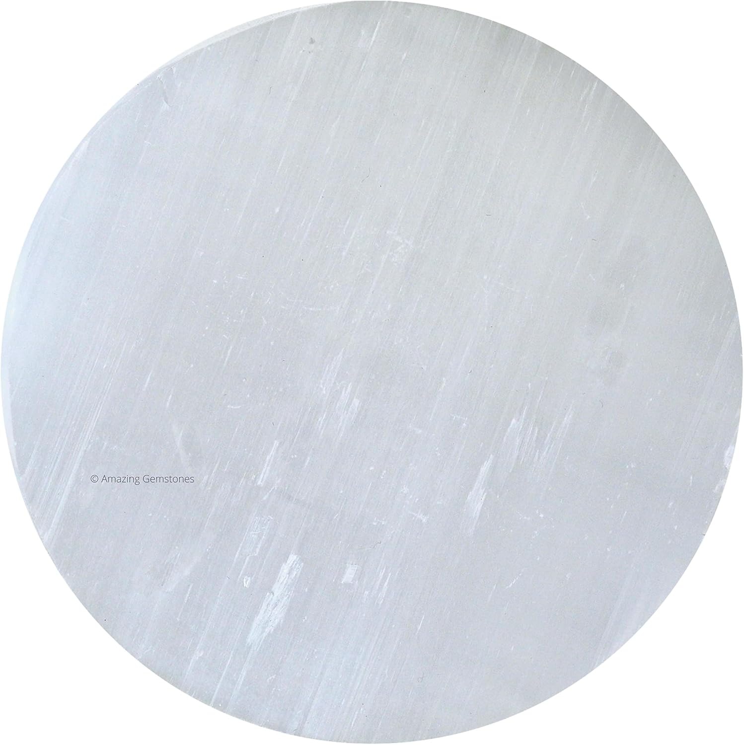 Mixed Media - Selenite Crystal Charging Plate For Crystals And Healing Stones, 4