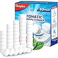 Vacplus Toilet Bowl Cleaner Tablets 50 PACK, Automatic Toilet Bowl Cleaners with Bleach for Deodorizing and Descaling, Bathroom Cleaner Against Tough Stains