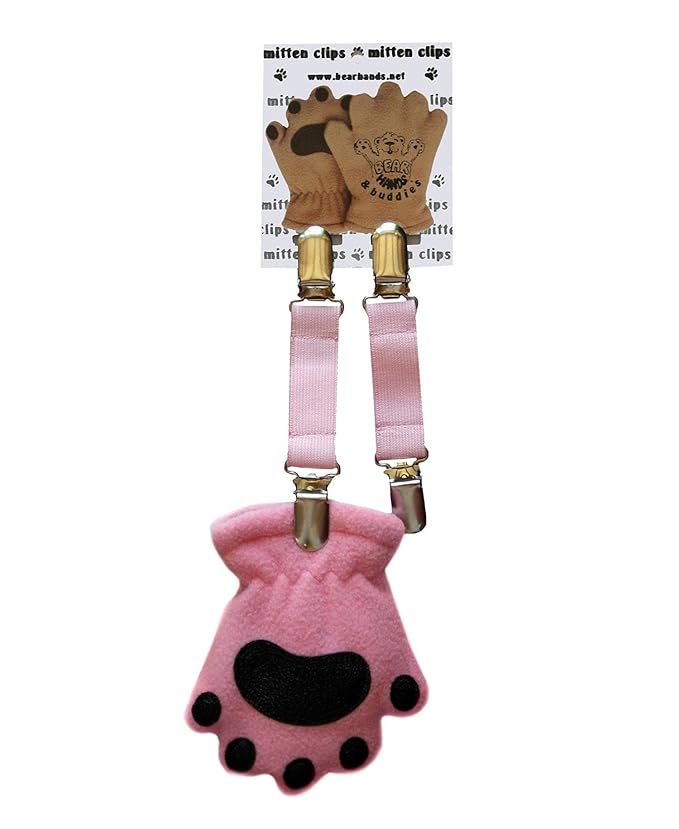 Bearhands Mitten Clips Black Clothing, Shoes & Accessories Boys' Gloves