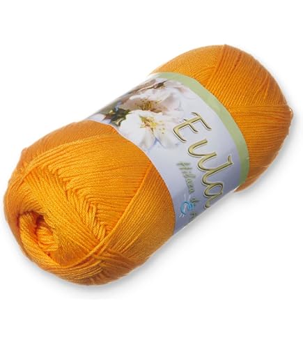 thumbnail image 2 of EULALI Yarn/Hilo Crochet/Knitting (Mango) Eulalí Yarn Soft And Fresh. Recommended For Knitting Beautiful Garments Of Lady And Babies, Tablecloths, Bedspreads, Cushions, Decoration. Ball Weight: 100g 2 of 10