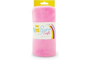 KULLALOO Short Pile Plush Fabric for Sewing/Minky for plushies & Many More ✦ 39.5x29.5 inch ✦ Pile Length 1/16 inch (1.5 mm) ✦ HOT Pink