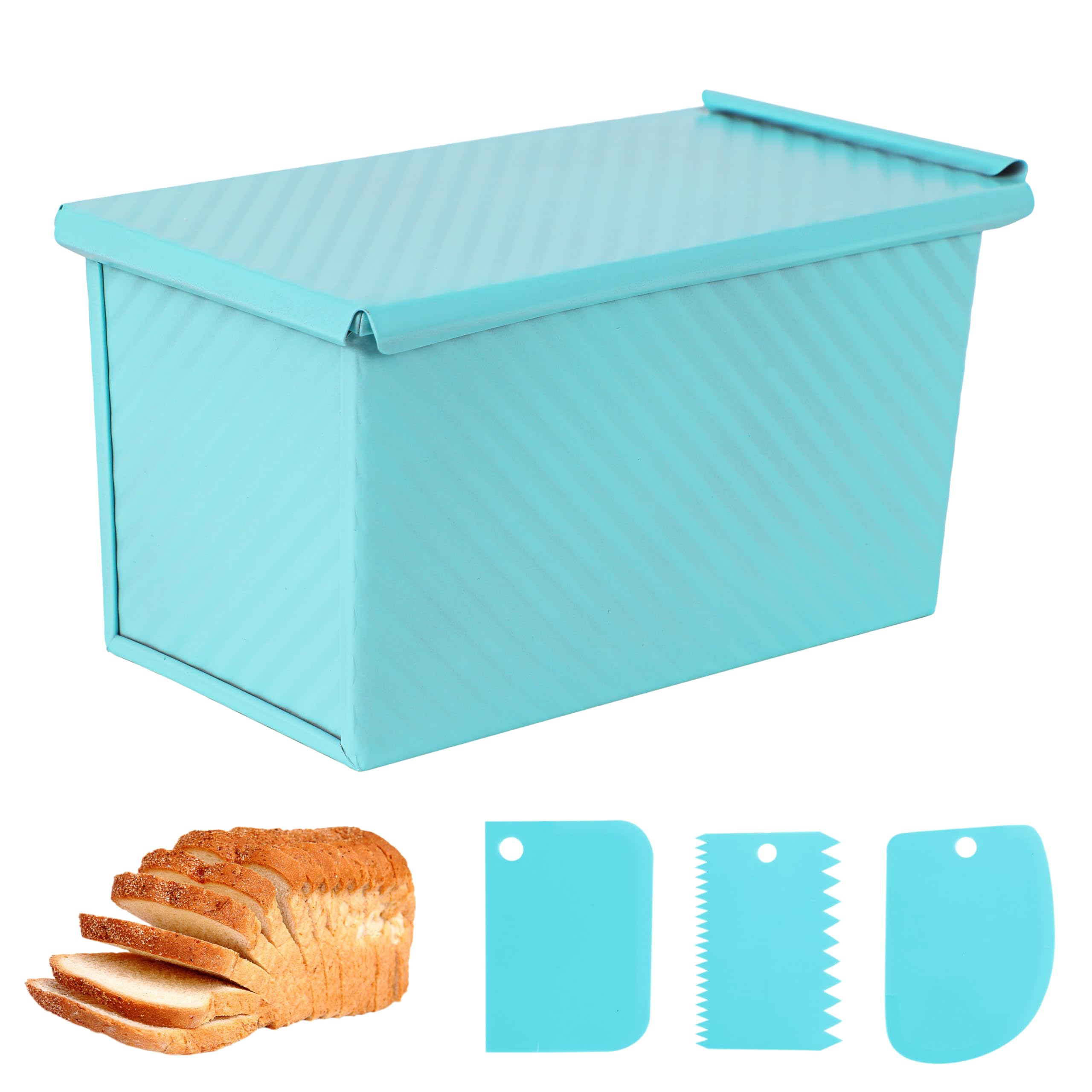 Spmarkt Non-Stick Loaf Pan - 9x5 Inch, Orange, PTFE/PFOA Free, Carbon Steel - View #2