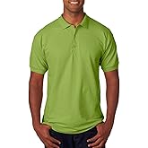 Fashion Gildan 3800 100% Cotton Pique Polo Kiwi Small