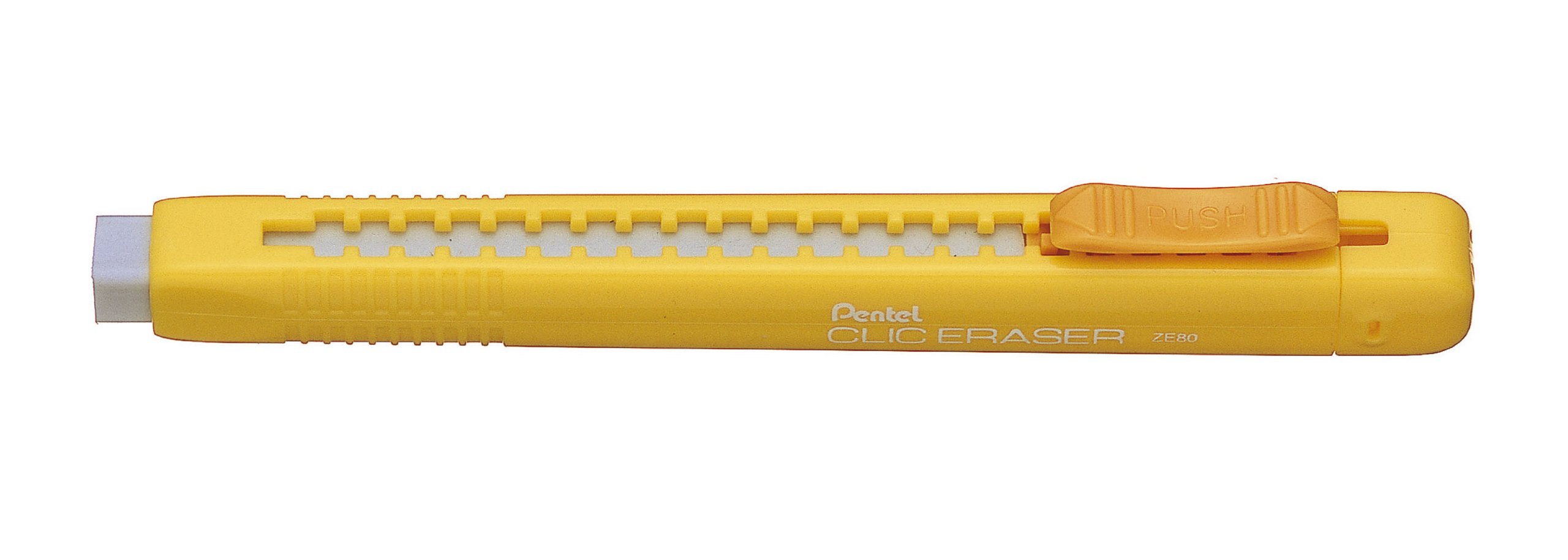 Pentel ZE80-G Pack of 12 Eraser Pens Pale Yellow