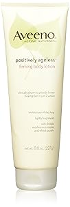 Aveeno Active Naturals - Positively Ageless Firming Body Lotion - Firmer Looking Skin In Just 2 Weeks - Net Wt. 8 OZ (227 g) Each - Pack of 3