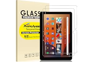 XunyLyee 2 Pack, Screen Protector for 10 Kids/ 10 Kids Pro 2023 10.1 inch Tablet Tempered Glass Film [236 * 155mm/ 9.29 * 6.1