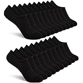 Comfoex 10 Pairs No Show Boys Socks Cotton Mesh Non Slip Low Cut Invisible Athletic Socks For Kids 4-10 Years