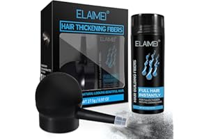 Roseflower Hair Fibers for Thinning Hair, Undetectable Natural Hair Thickening Fibers, Hair Building Fibers Spray for Women a