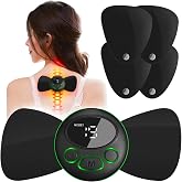 Wireless TENS Unit, TENS Unit Muscle Stimulator, Mini EMS Massager, 4 Pads | 8 Modes, 19 Intensity Levels, FSA-HSA Eligible, TENS Machine, EMS Muscle Stimulator, Rechargeable Back Pain Relief Device