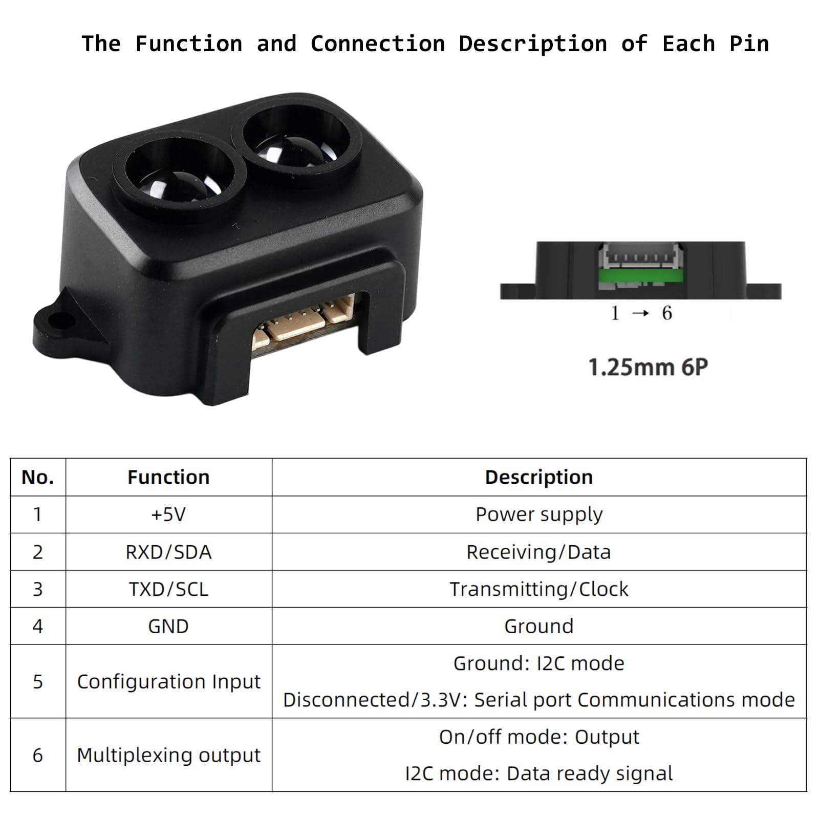 Mua Benewake TF-Luna LiDAR Module Range Finder Sensor Single-Point ...