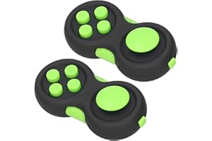 Pongnas 2Pcs Skin Picking Pad Toy for Stress Relief Anxiety Relief Fingertip Fun for Kids and Adults - & Red (Dark Green)