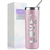 Onebttl Golf gifts for Women, Golf Mom Gifts 20oz Stainless Steel Skinny Tumbler for Golf Lovers, Birthday Gifts, Golfing Gifts, Golf Gag Gifts for Women, Ladies, Gift Box Ready - Pink