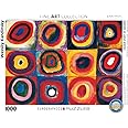 Colour Study of Squares by Wassily Kandinsky 1000 Piece Puzzle Jigsaw Puzzle 27 x 19in