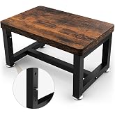 Step Stool, NomNest Height-Adjustable Wooden Step Ladder Metal Foot Stool Small Kitchen Stool Helper for Toddler Adults, Ladder Chair for Home Bedside Bathroom Sink Potty