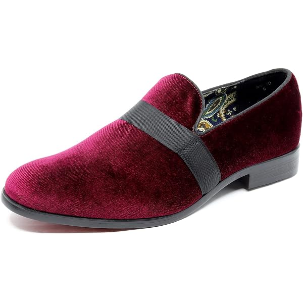 Amazon.com | Mens Sparkling Red Dress-Shoes Size 7.5  display picture 2