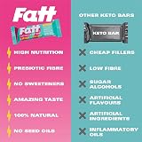 Fatt Caramel & Sea Salt Keto Bars 4 x 30g 2g Carbs 100% Natural view 3