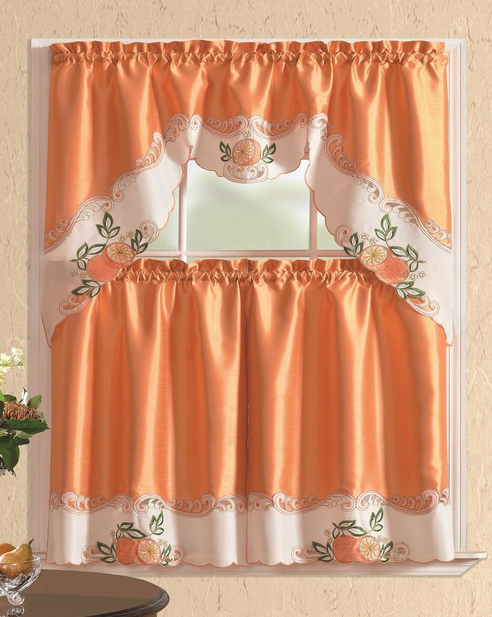 Best Thanksgiving Kitchen Curtains Tier And Valance