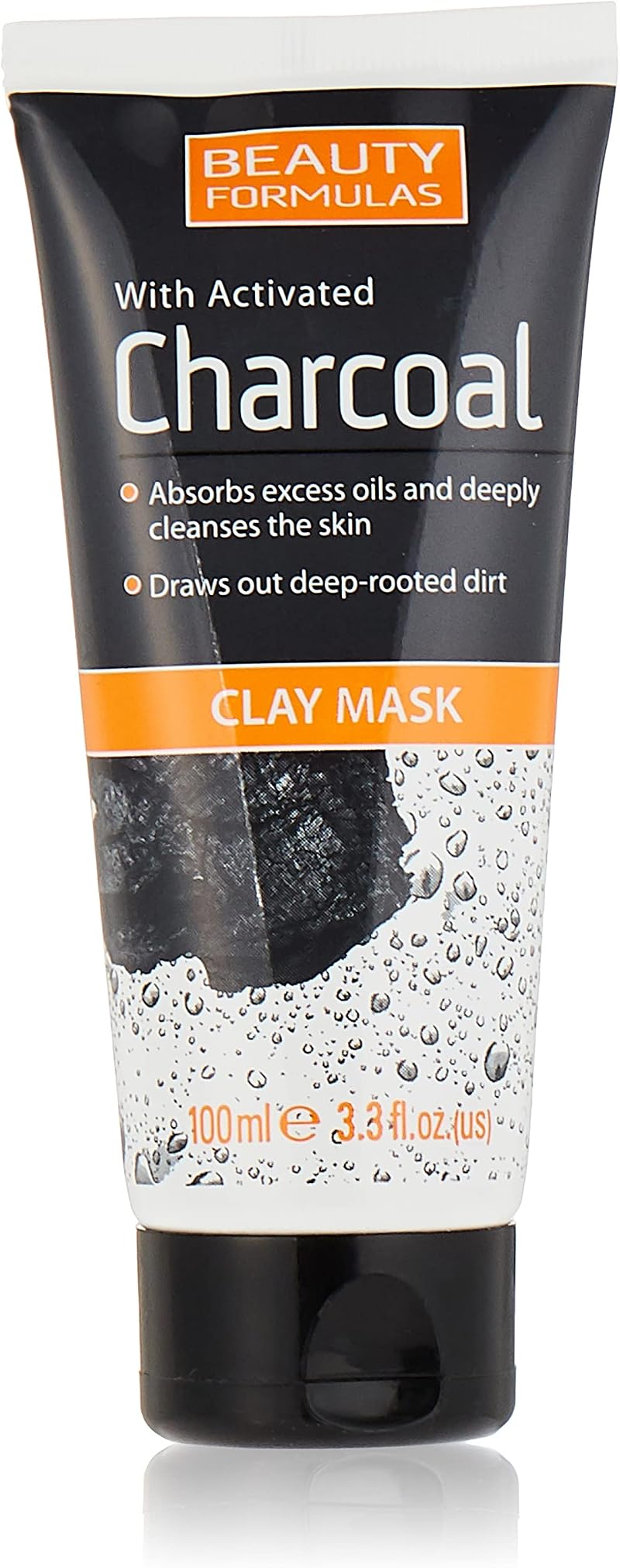 Beauty Formulas Activated Charcoal Clay Mask 100ml