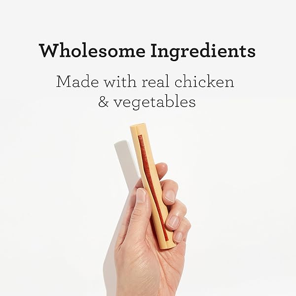 DREAMBONE DREAMSTICKS, TREAT YOUR DOG TO A CHEW MADE WITH REAL CHICKEN AND VEGATABLES, 5 COUNT