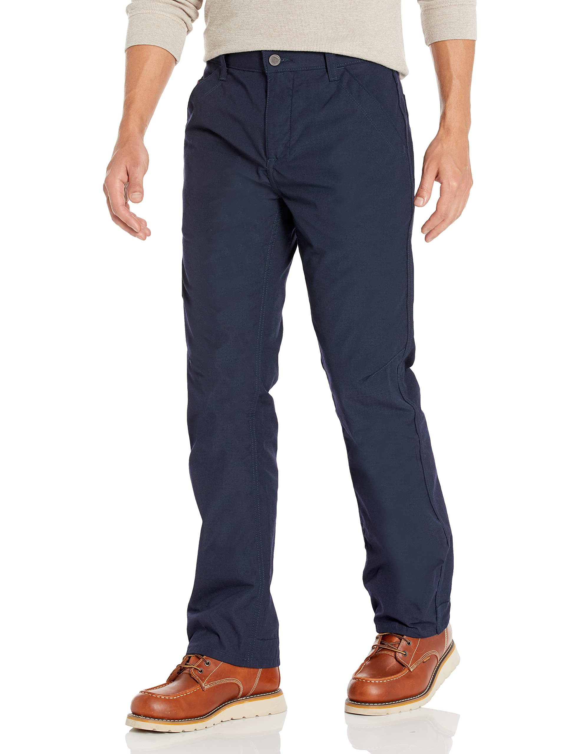 ARIAT Fire Resistant M5 Straight DuraLight Ripstop Stackable Straight Leg Pant, Navy, 42W x 38L