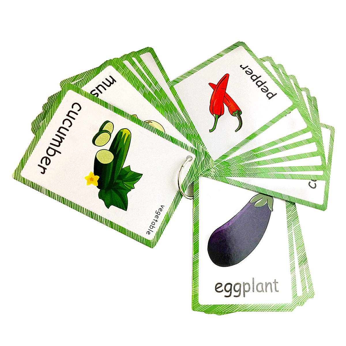 Mua Set of Fruit and Vegetable Flash Cards for Toddlers | Kids Learning ...