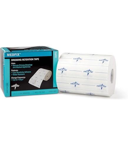 Mefix Self - Adhesive Tape 10m - Water Vapour Permeable - Extensible & Comfortable 5cm X 10m - X4