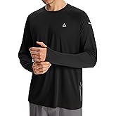 Men’s Sun Protection Shirts UPF 50+ Long Sleeve UV Shirt Rash Guard for Men Quick Dry Swim Fishing Beach Athletic