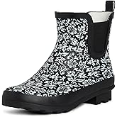 Laura Ashley Women's Waterproof Mid Cut Rain Boots
