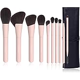 Makeup Brushes 10Pcs Professional Makeup Brush Set Foundation Contour Concealer Blush Highlight Powder Blending Eye Shadow Brush
