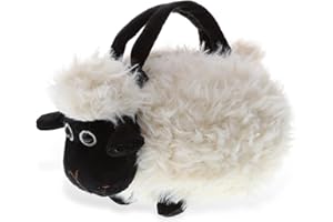 DolliBu Black Nose Sheep Small Wallet Size 8 Inch Plush Handbag - Super Soft Plush Stuffed Animal Purse for Children's Accessories, Kids Hand Bag Toy Purse for Girls & Boys