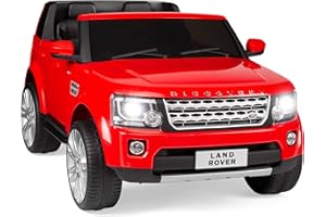 Best Choice Products 12V 3.7 MPH 2-Seater Licensed Land Rover Ride On Car Toy w/Parent Remote Control, MP3 Player - Red