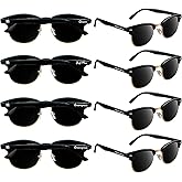 GroomBrideGifts 8 Pack Groomsmen Sunglasses - Wedding Sunglasses Set for Groomsman Proposal Gifts, Bachelor Party Favors