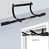 FK Sports Pull Up Bar Doorway & Chin Up Bar - No Drilling - Upper Body view 5