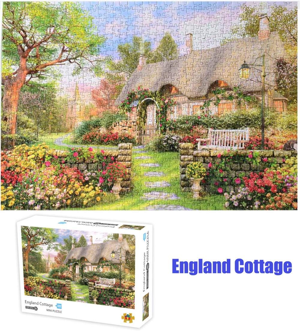 YAOJIN Jigsaw Puzzles Landscape Picture 1000 Pieces Mini Jigsaw Puzzle Toy for Adults Children Kids Educational Games…